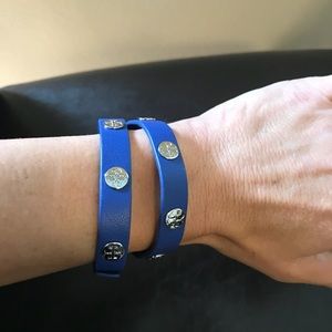 Tory Burch Wrap Around Leather Bracelet